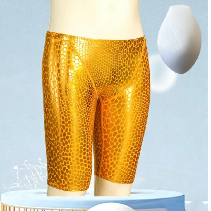 Swim Trunk Quick Dry - กางเกงว่ายน้ำผู้ชาย แห้งเร็ว ลายพิมพ์ สำหรับฝึกซ้อม กางเกงขาสั้น กางเกงว่ายน้ำชายหาด
