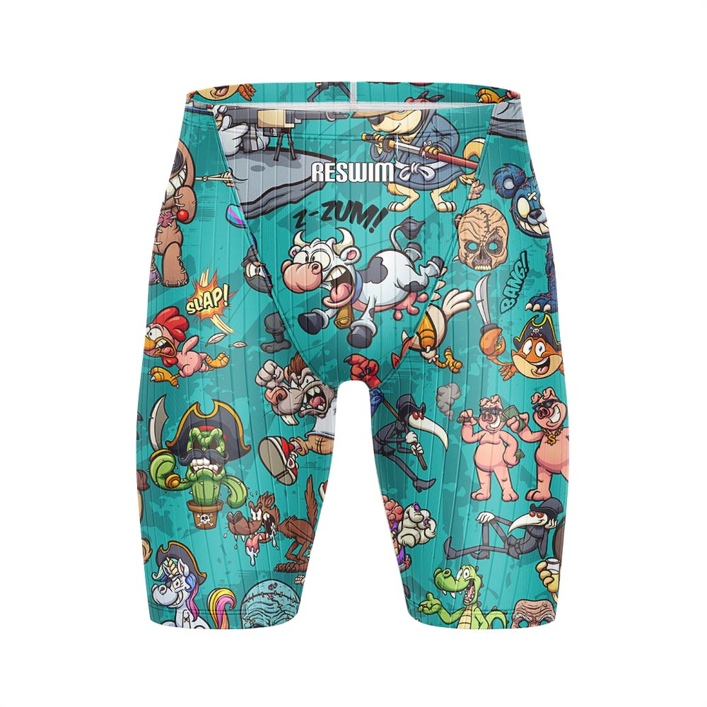 ชุดว่ายน้ำกางเกงว่ายน้ำขาสั้นช - Swim Trunk Quick Dry บทวิจารณ์และราคา