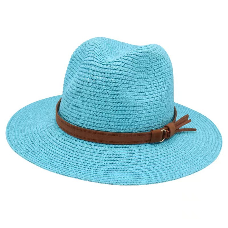 หมวกปานามาสำหรับฤดูใบไม้ผลิและ - Bucket Hat Straw บทวิจารณ์และราคา